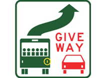 P1 and P2 give way to busses